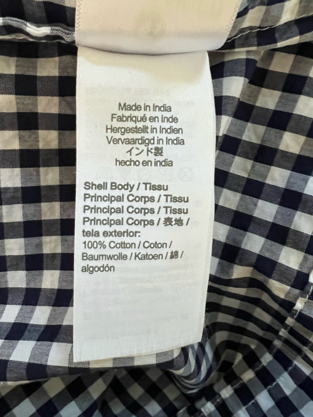 J. CREW LIKE NEW Smocked Poplin Gingham Midi Dress SZ M - Picture 8 of 9